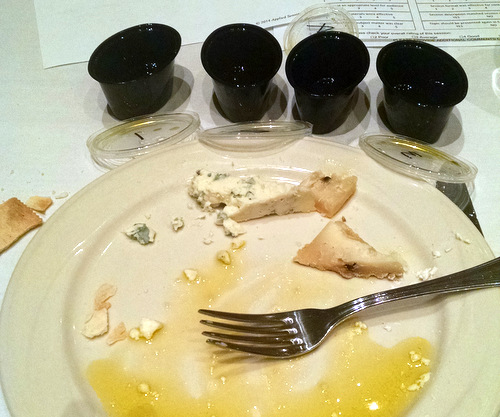 cheese and olive oil tasting at ACS 2014